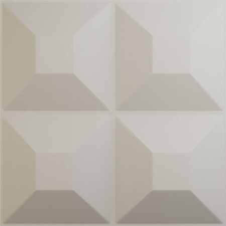 Ekena Millwork 19 5/8in. W x 19 5/8in. H Foster EnduraWall Decorative 3D Wall Panel Covers 2.67 Sq. Ft. WP20X20FOGBW